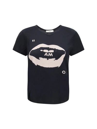 ti amo graphic print jersey t-shirt