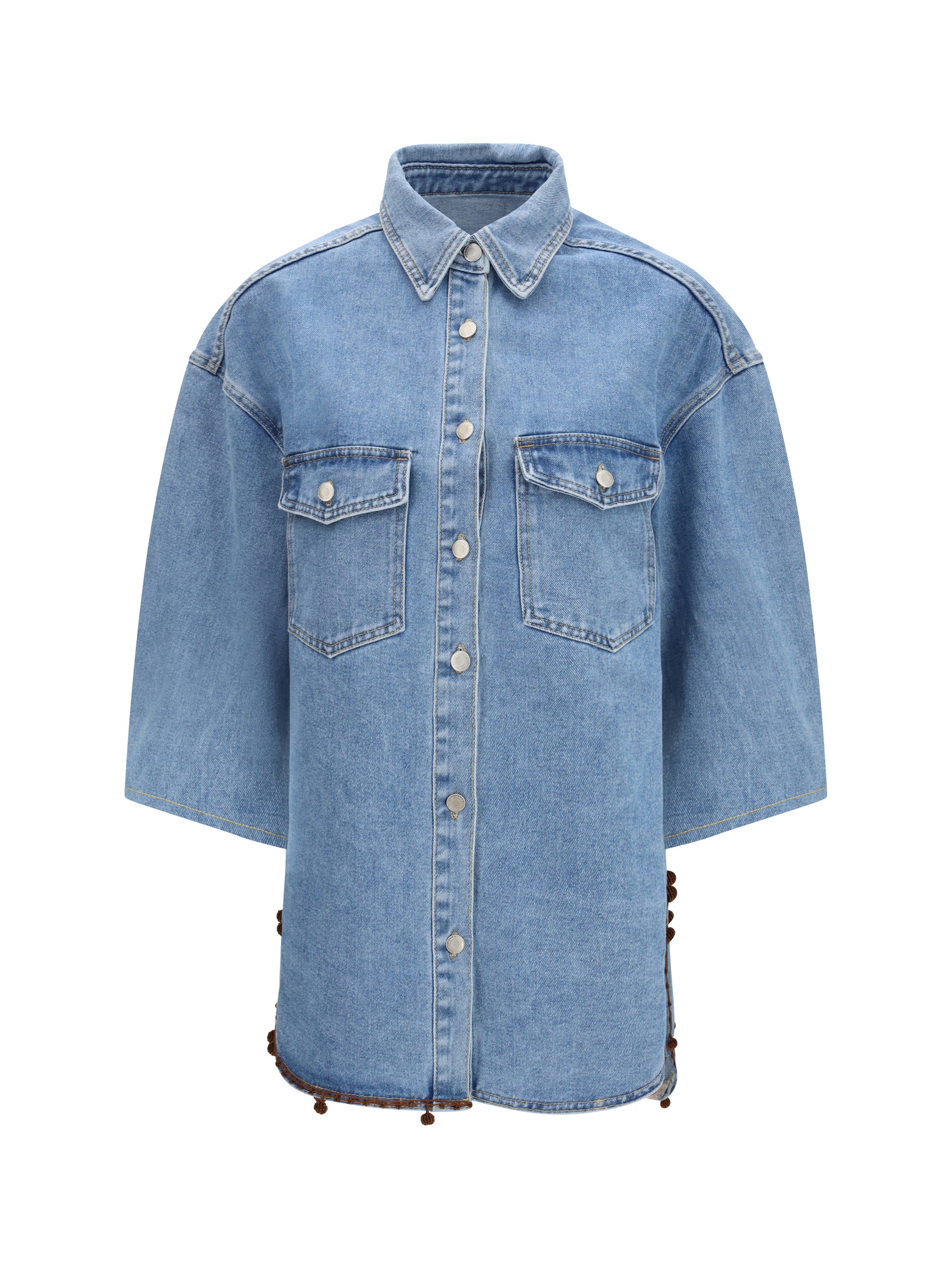 ELLA 40 denim jacket with sequin details