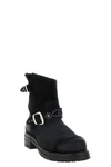 the second/layer rider ankle boots feature a biker-inspired structured silhoue