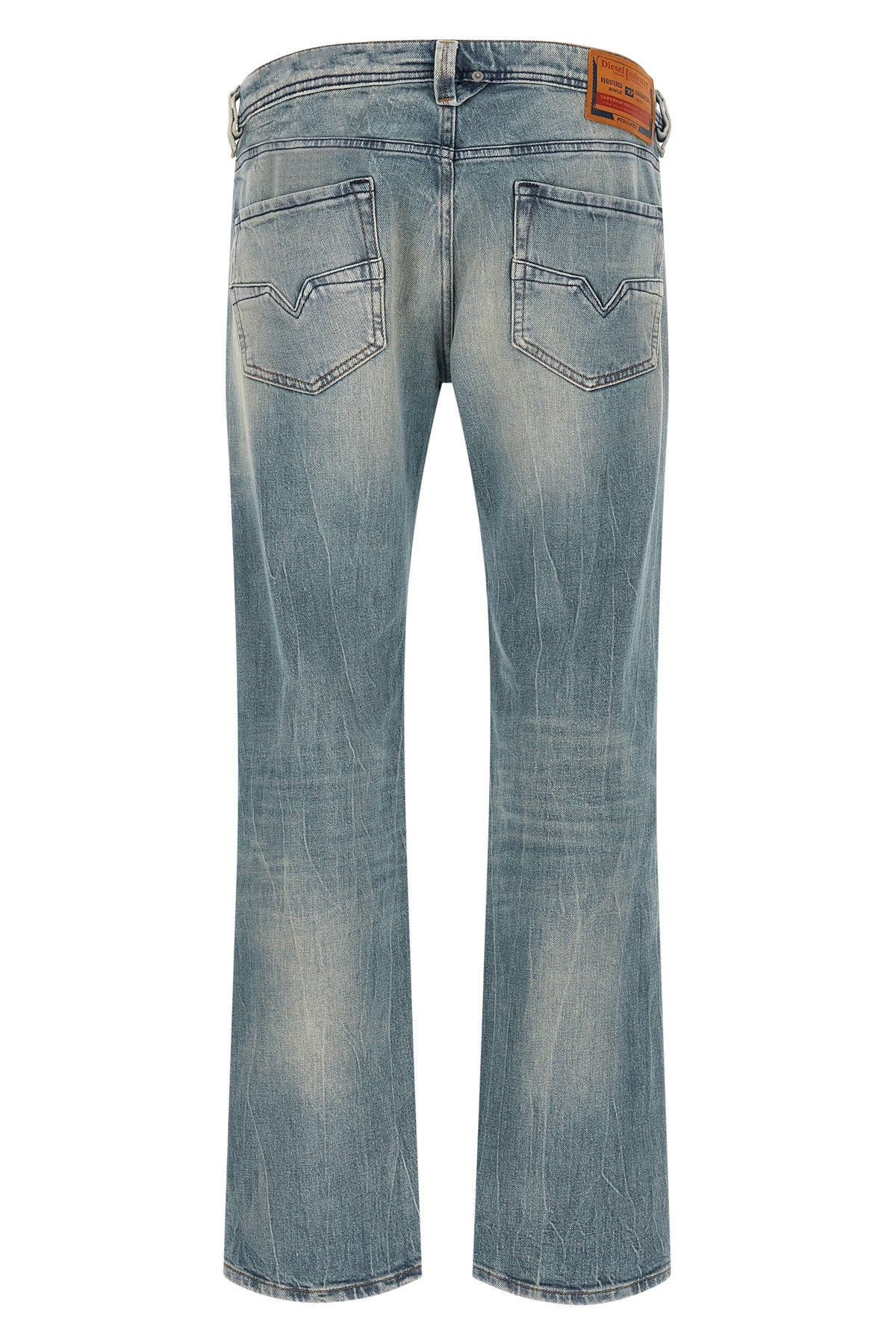 diesel 1985 larkee low-waisted jeans feature a regular silhouette
