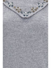 sweater with integrated scarf