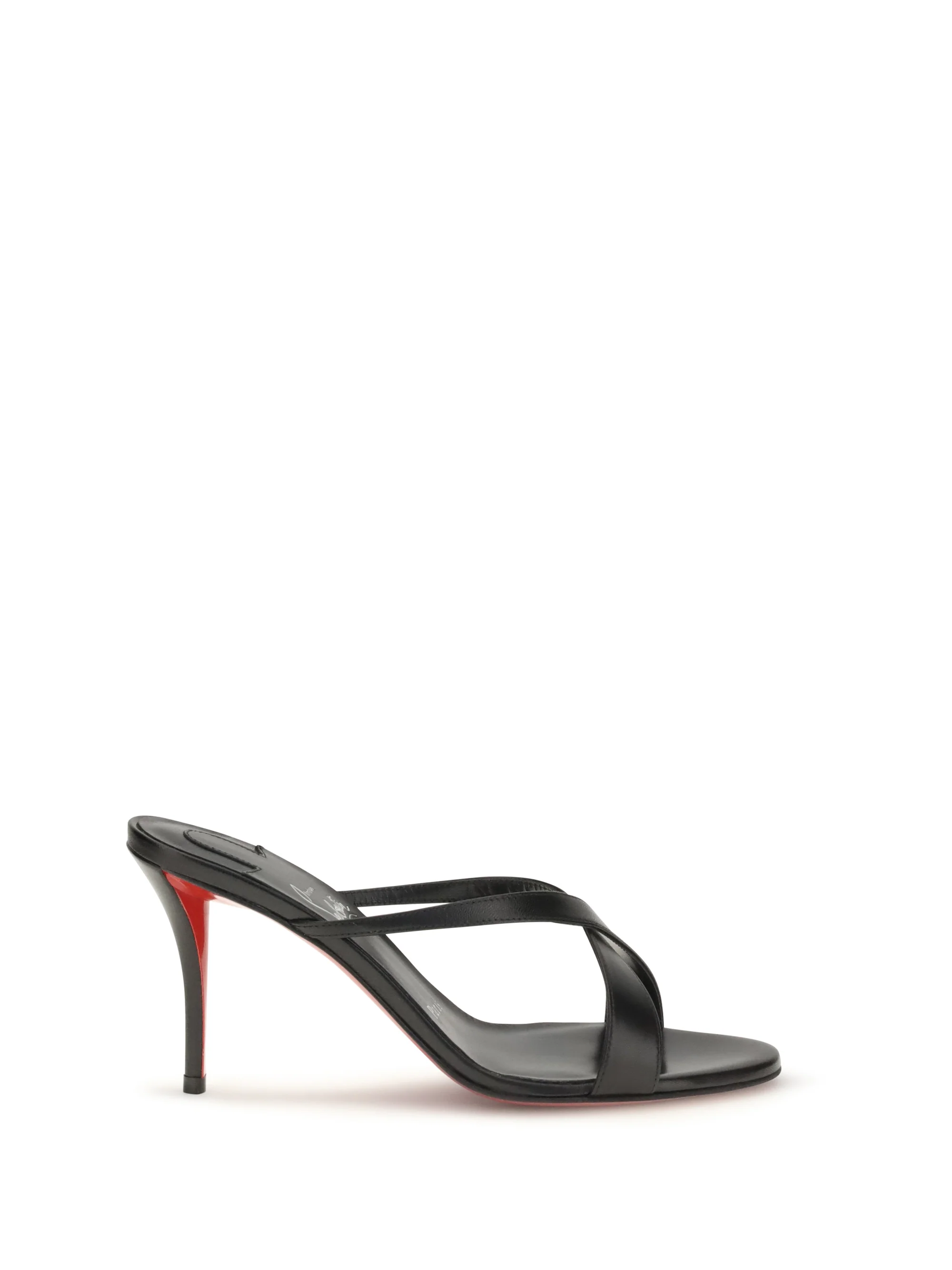 CHRISTIAN LOUBOUTIN 37.5 mulazee cross sandals
