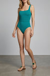 asia one-piece swimsuit in peau douce* fabric