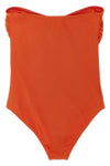cassiopée one-piece swimsuit in peau douce* fabric