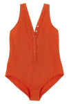 icône one-piece swimsuit in peau douce* fabric
