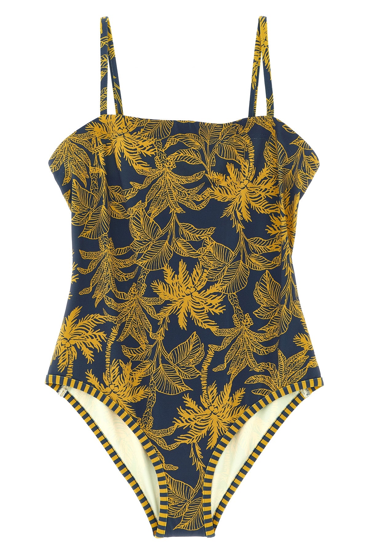 ERES 38 tropical one-piece swimsuit in peau douce* fabric