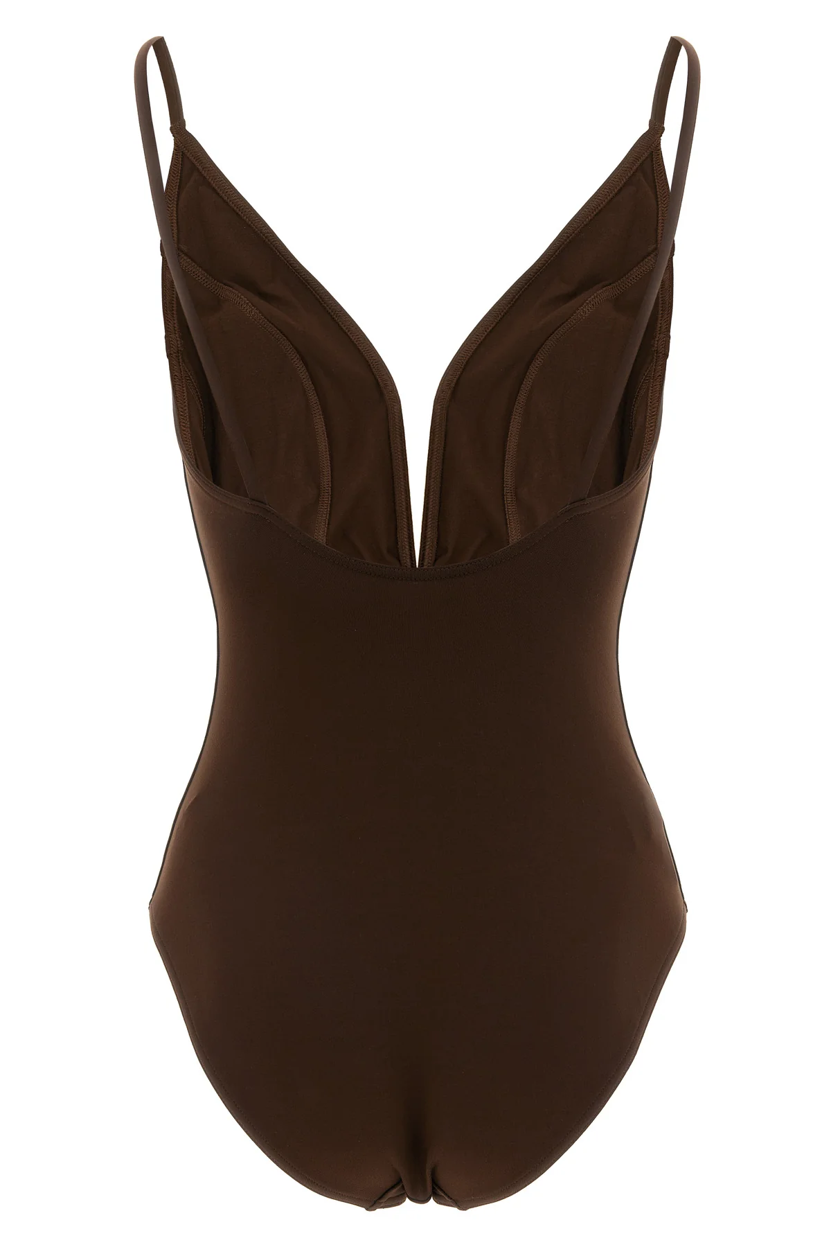 galbe eres s one-piece swimsuit defines the silhouette through impeccable constr