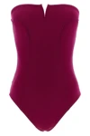 the eres apparence one-piece swimsuit defines the silhouette through a rigorous