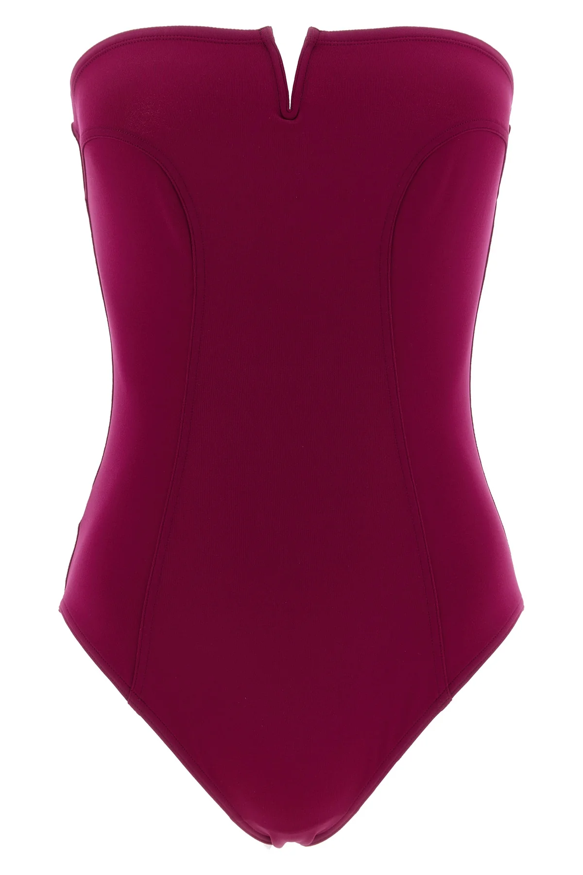 the eres apparence one-piece swimsuit defines the silhouette through a rigorous