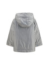 hooded added jacket