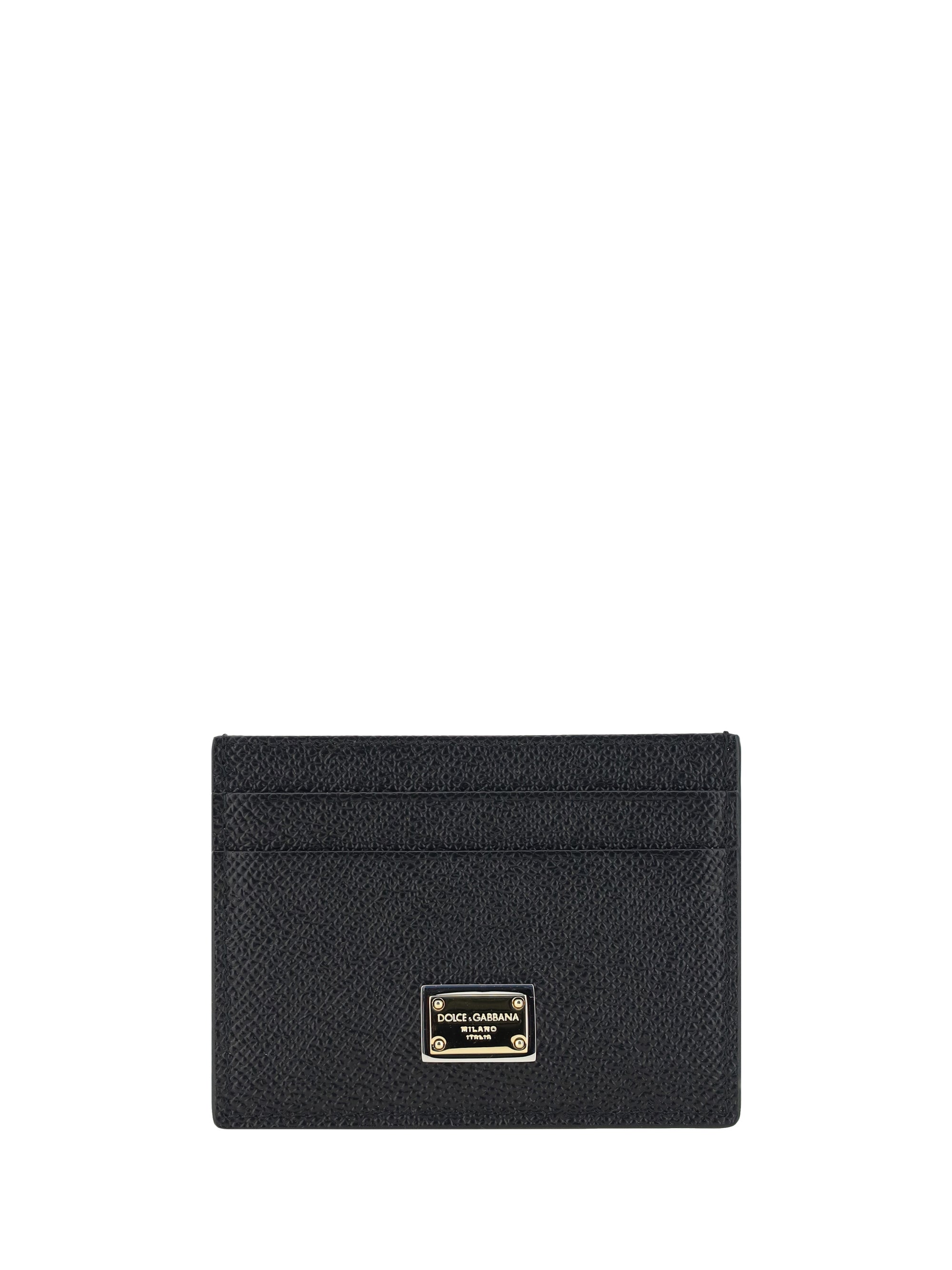 DOLCE amp; GABBANA OS leather cardholder