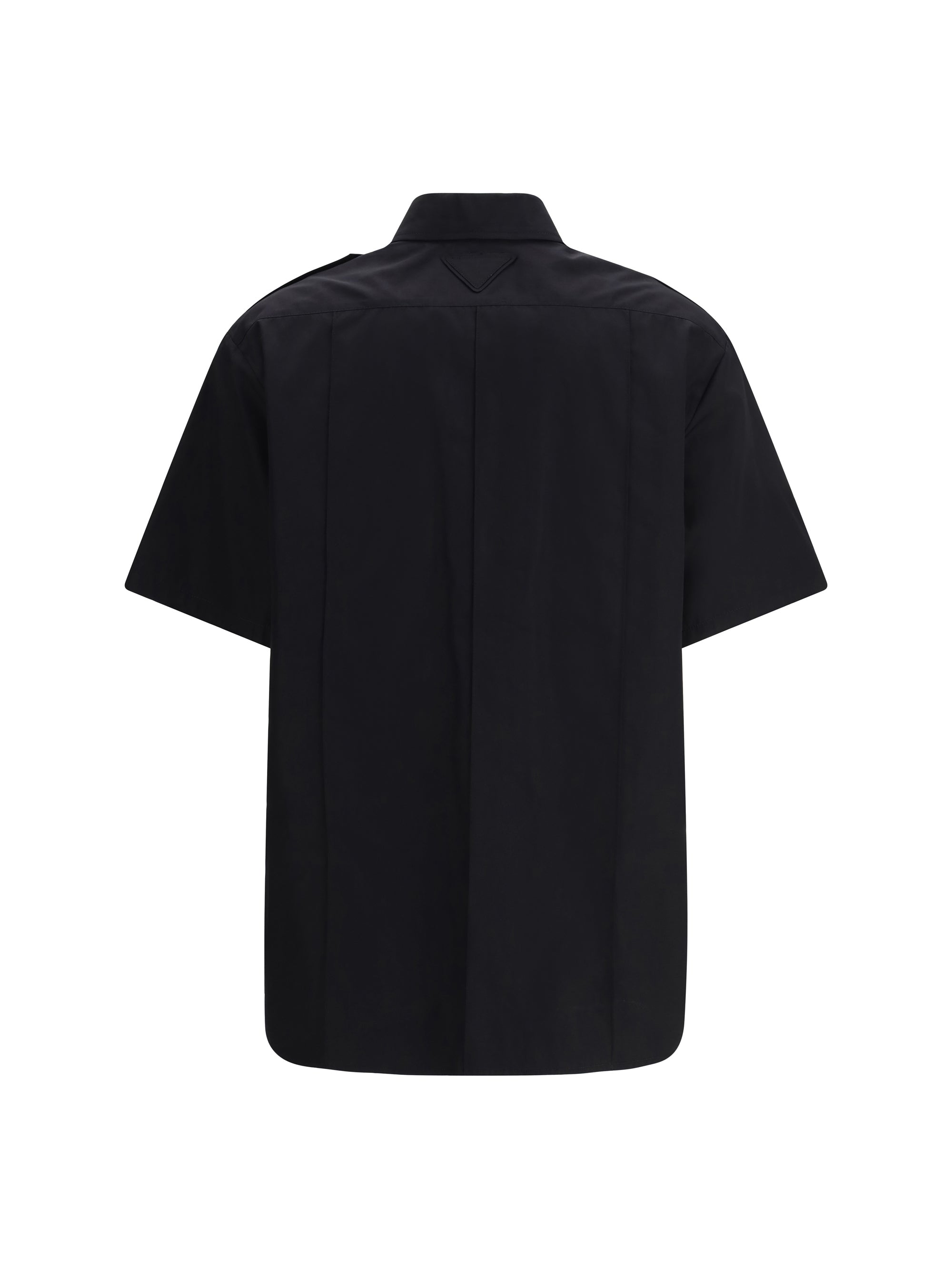 PRADA 40 short-sleeve poplin shirt 