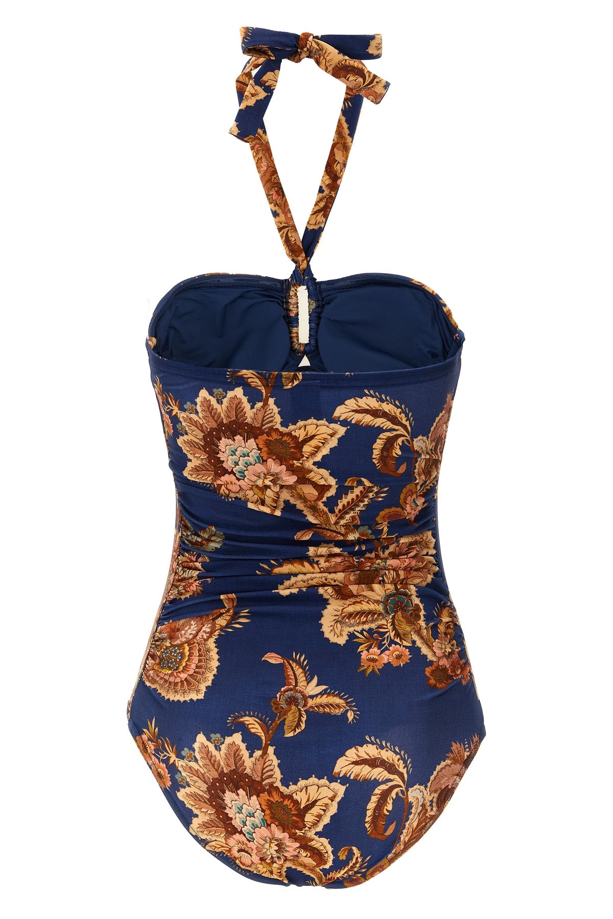 ZIMMERMANN 1 aster jacobean print lycra one-piece swimsuit