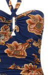aster jacobean print lycra one-piece swimsuit
