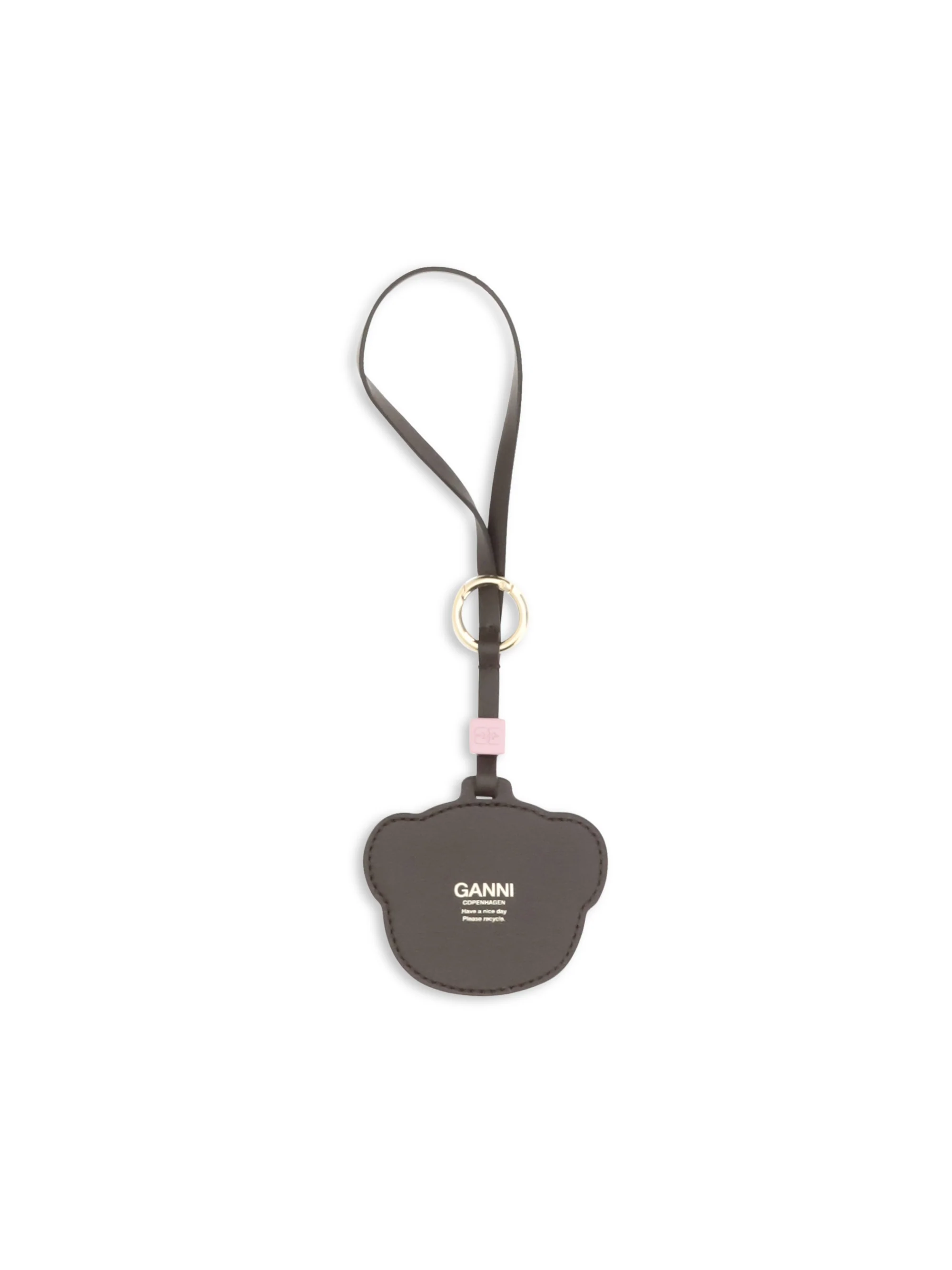 GANNI OS teddy bear bag charm