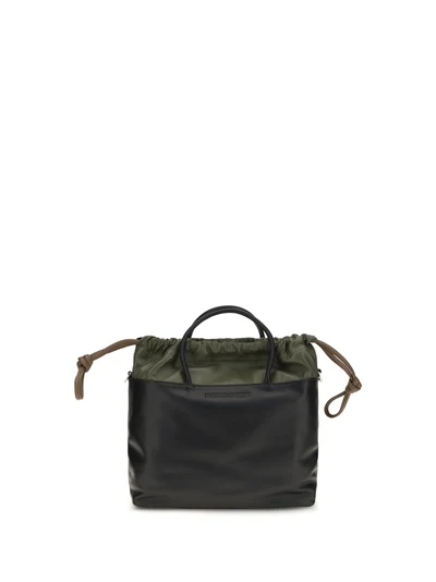 twin drawstring handbag