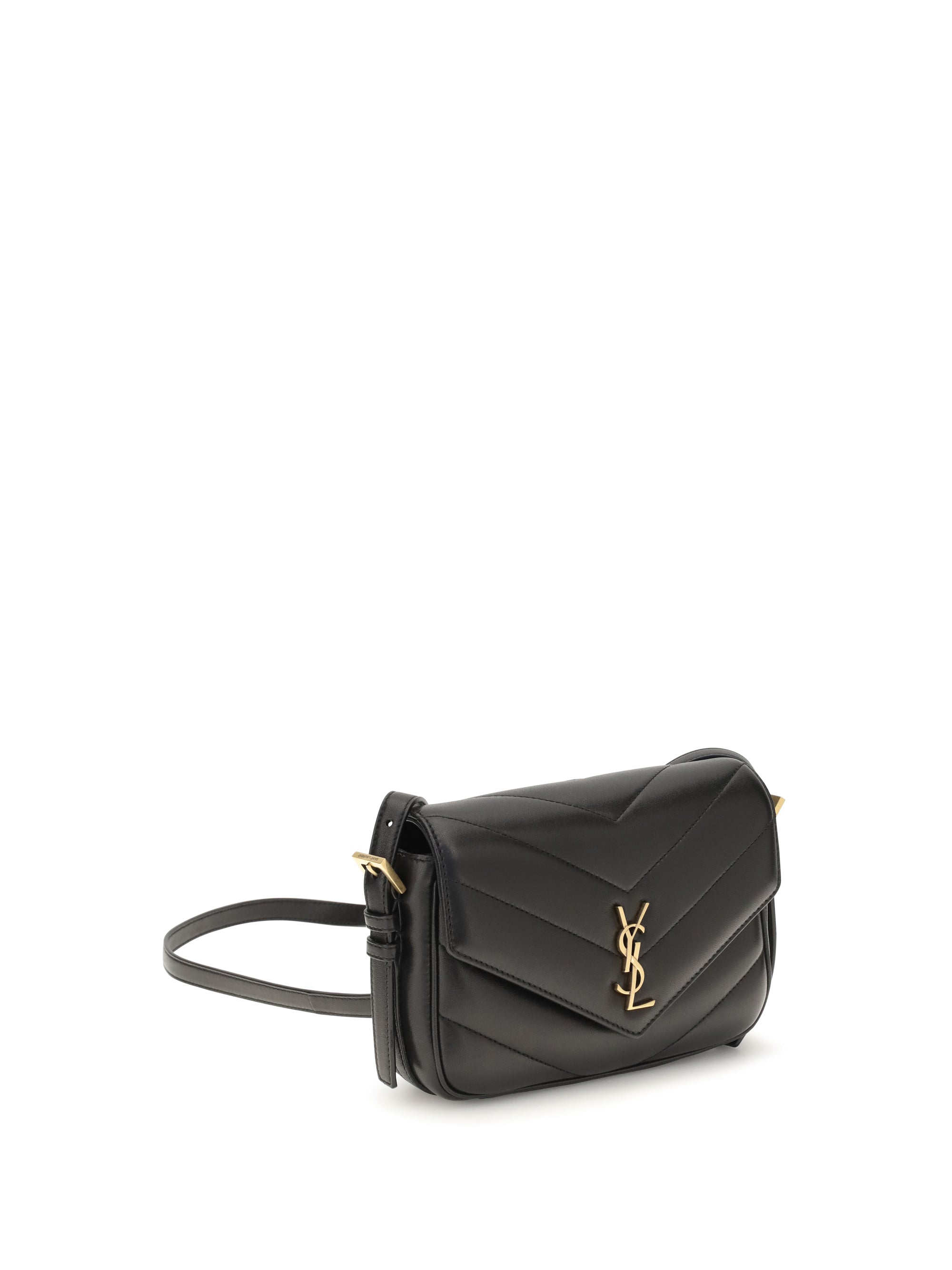 SAINT LAURENT OS loulou cassandre toy lambskin shoulder bag