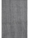 linen scarf with lurex details