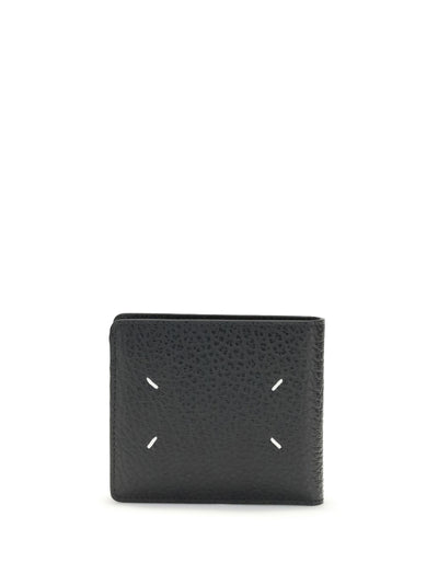 wallet with iconic contrast stitched