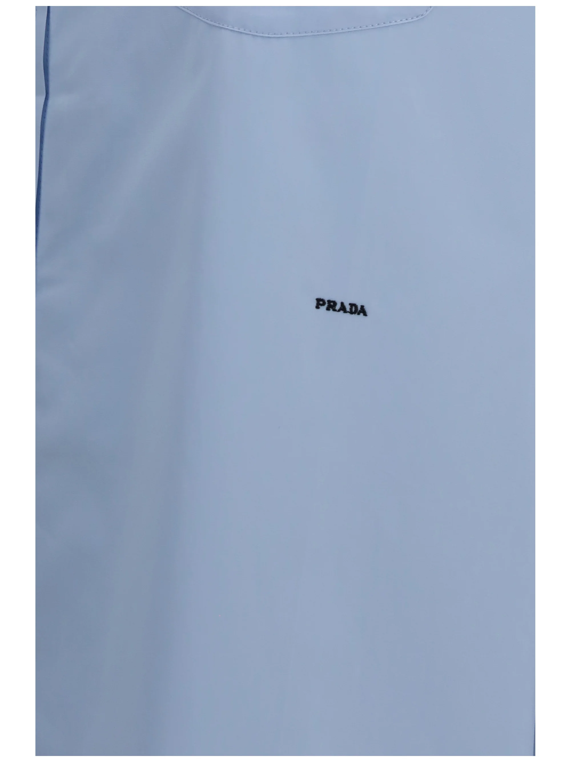oversized shirt with pocket and embroidered logo