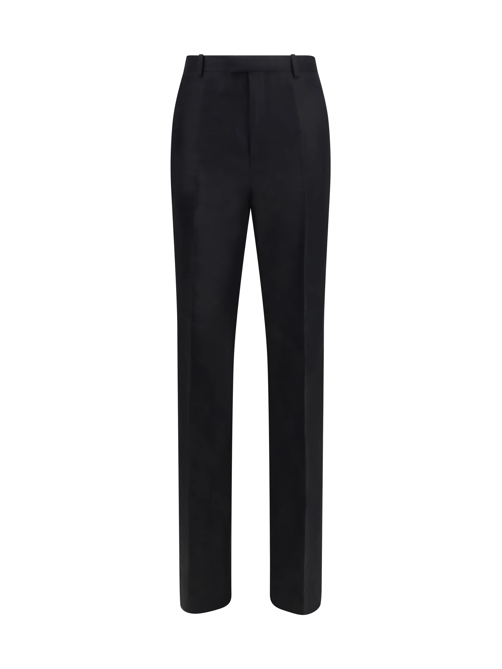 silk faille pants