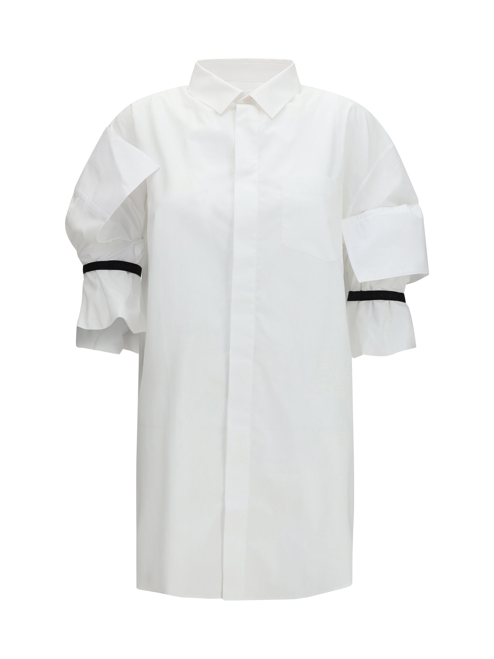 ALAIA M shirt with elasticated sleeves