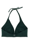 gang triangle bikini top in peau douce* fabric