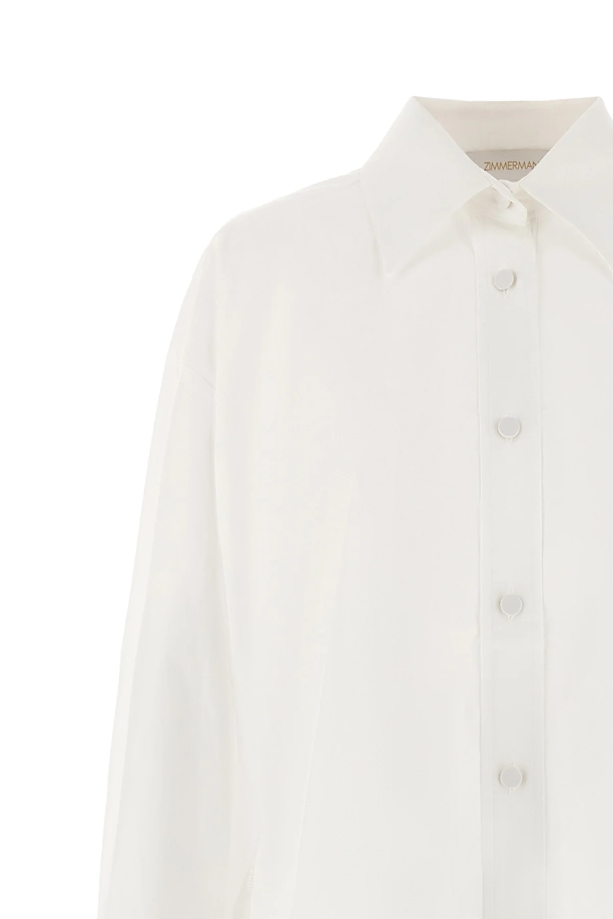 the zimmermann valiant lace tunic shirt redefines classic tailoring through a st