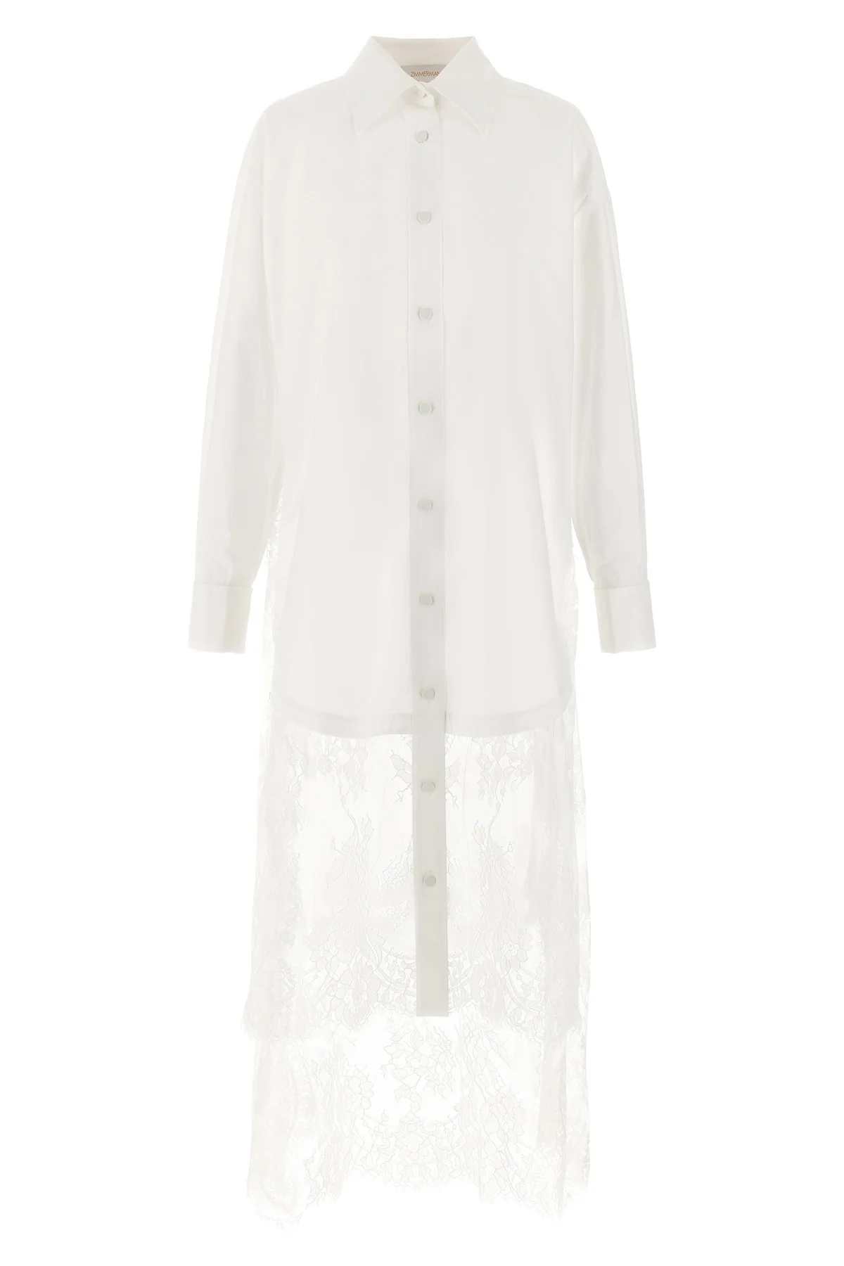 the zimmermann valiant lace tunic shirt redefines classic tailoring through a st