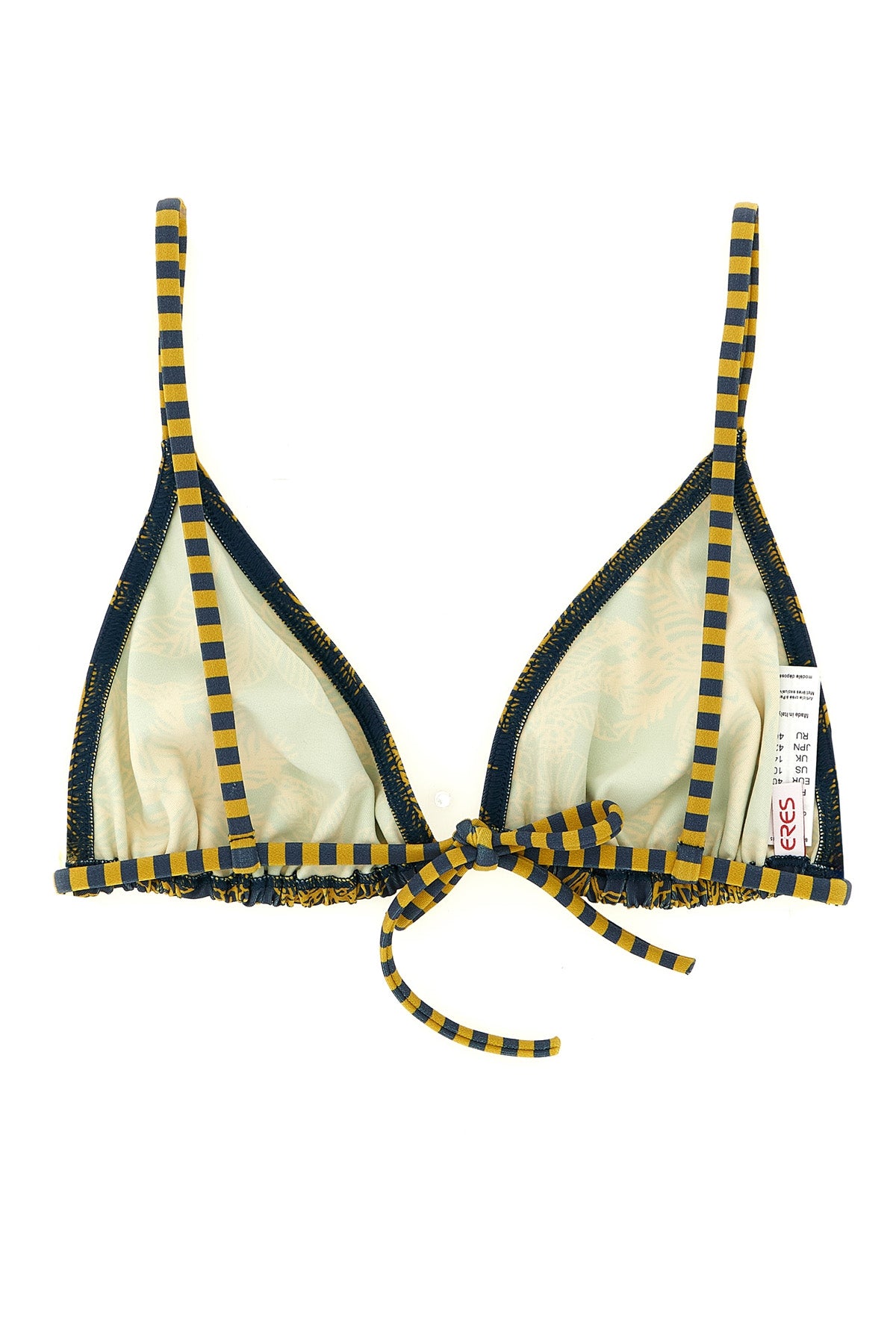 hamac triangle bikini top in peau douce* fabric