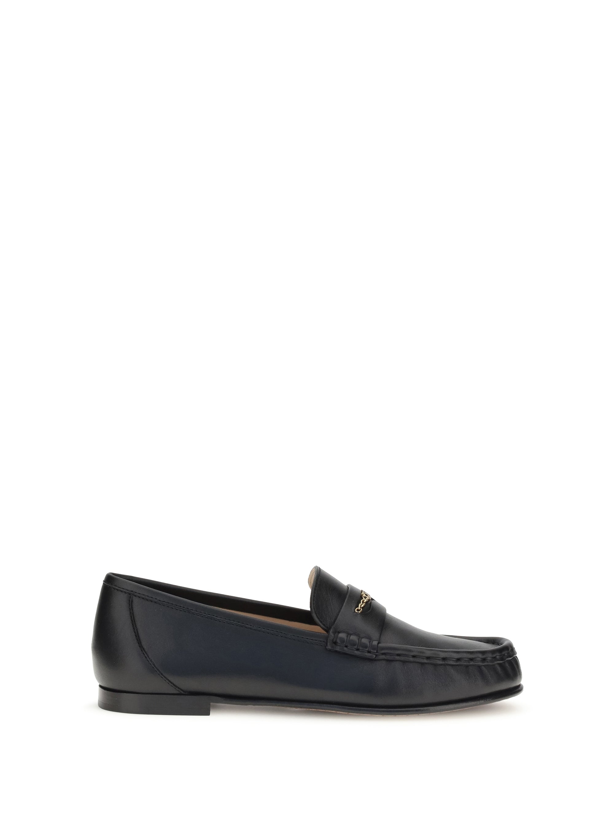 leather loafers