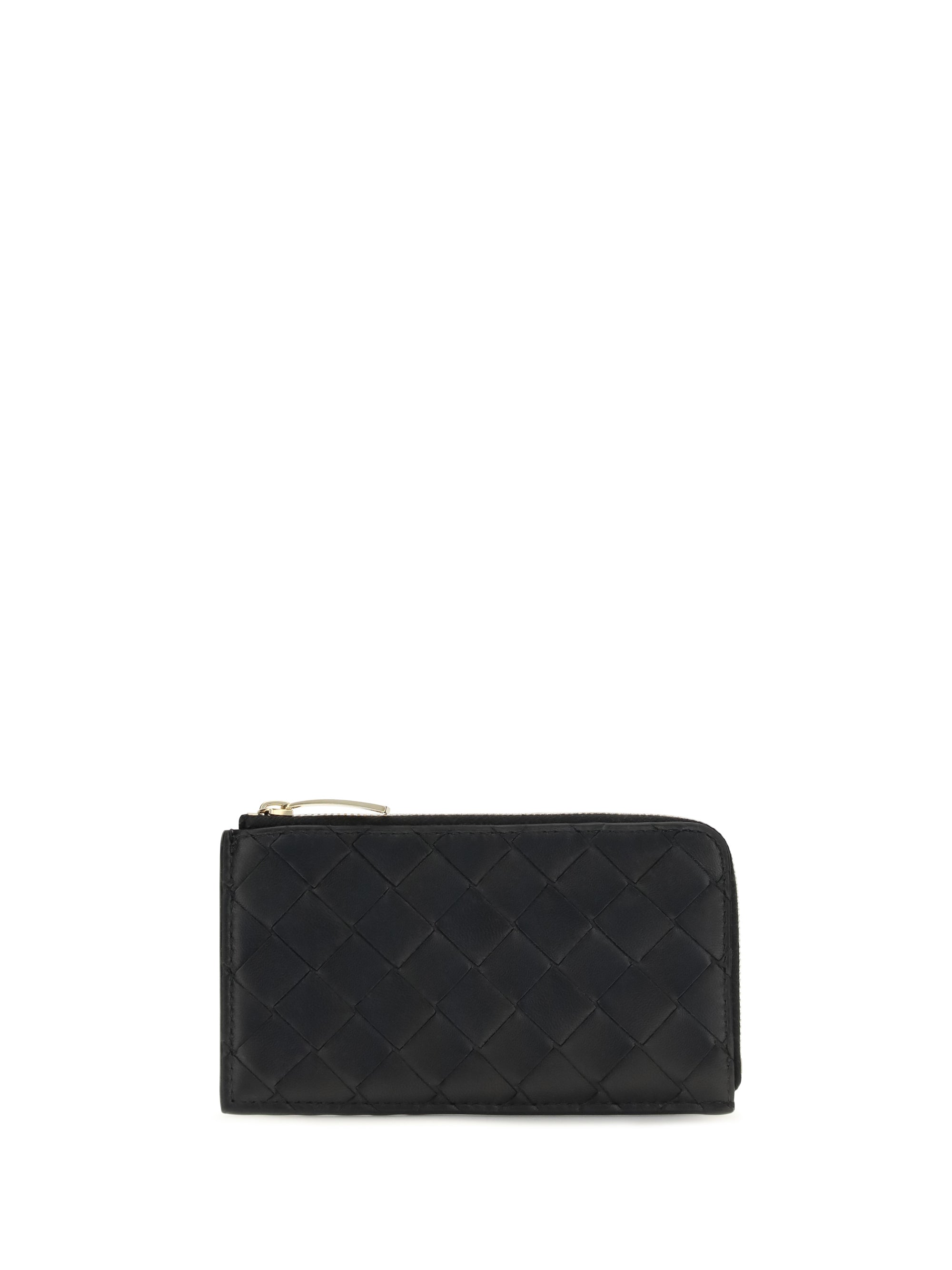 BOTTEGA VENETA OS intrecciato zip card holder