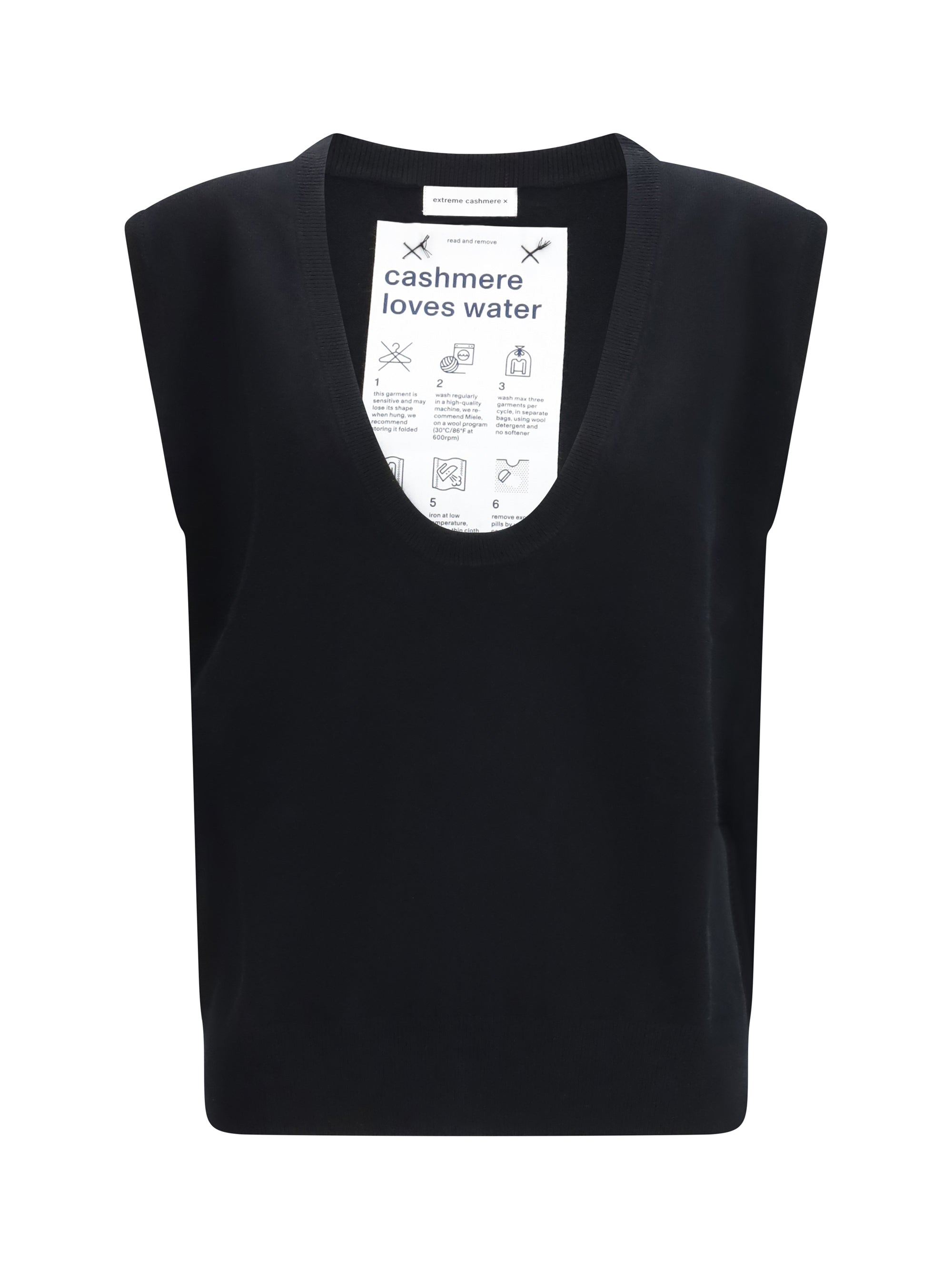 EXTREME CASHMERE OS n°423 lord sleeveless sweater