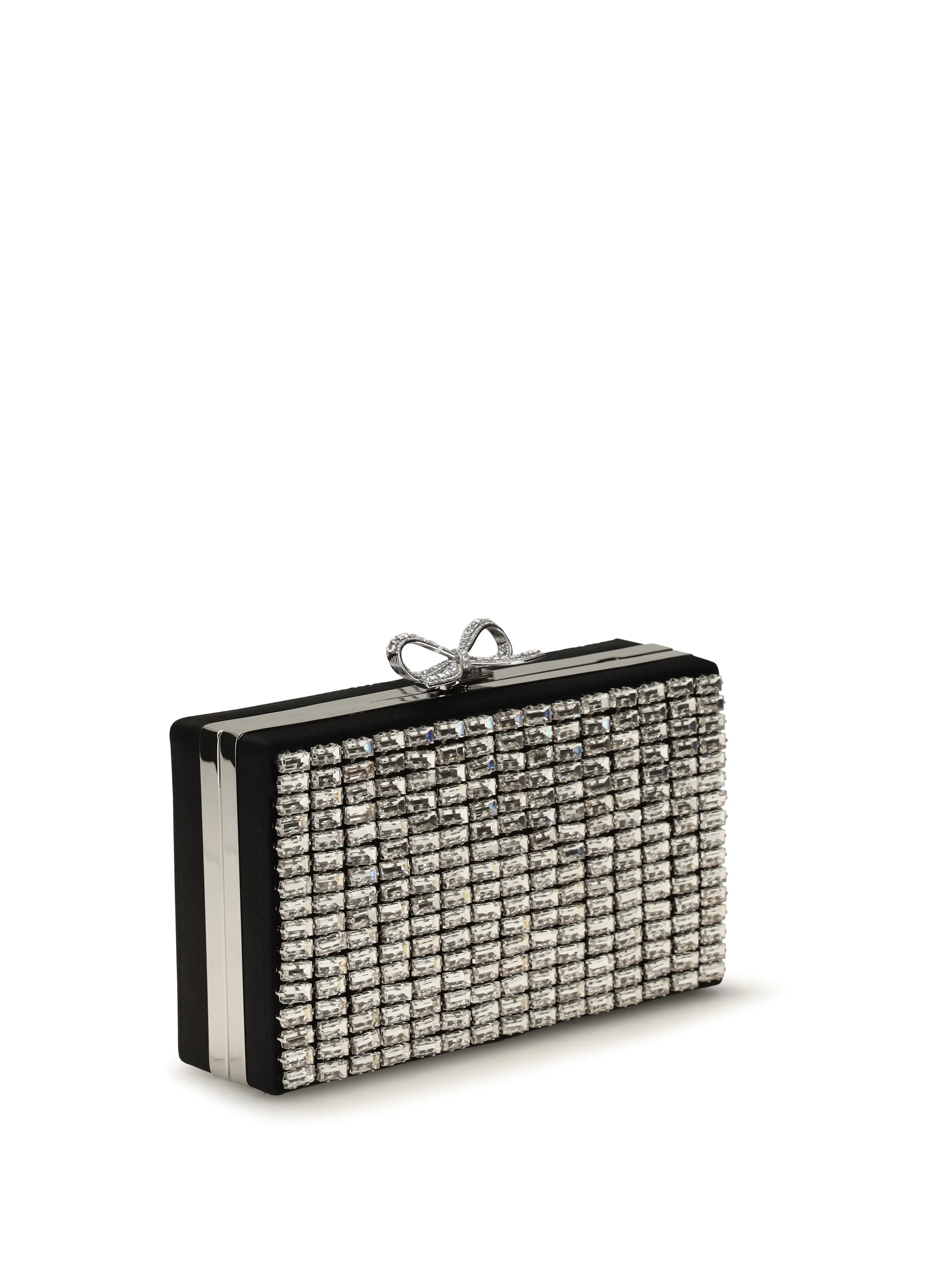 SELF-PORTRAIT OS crystal chainmail clutch