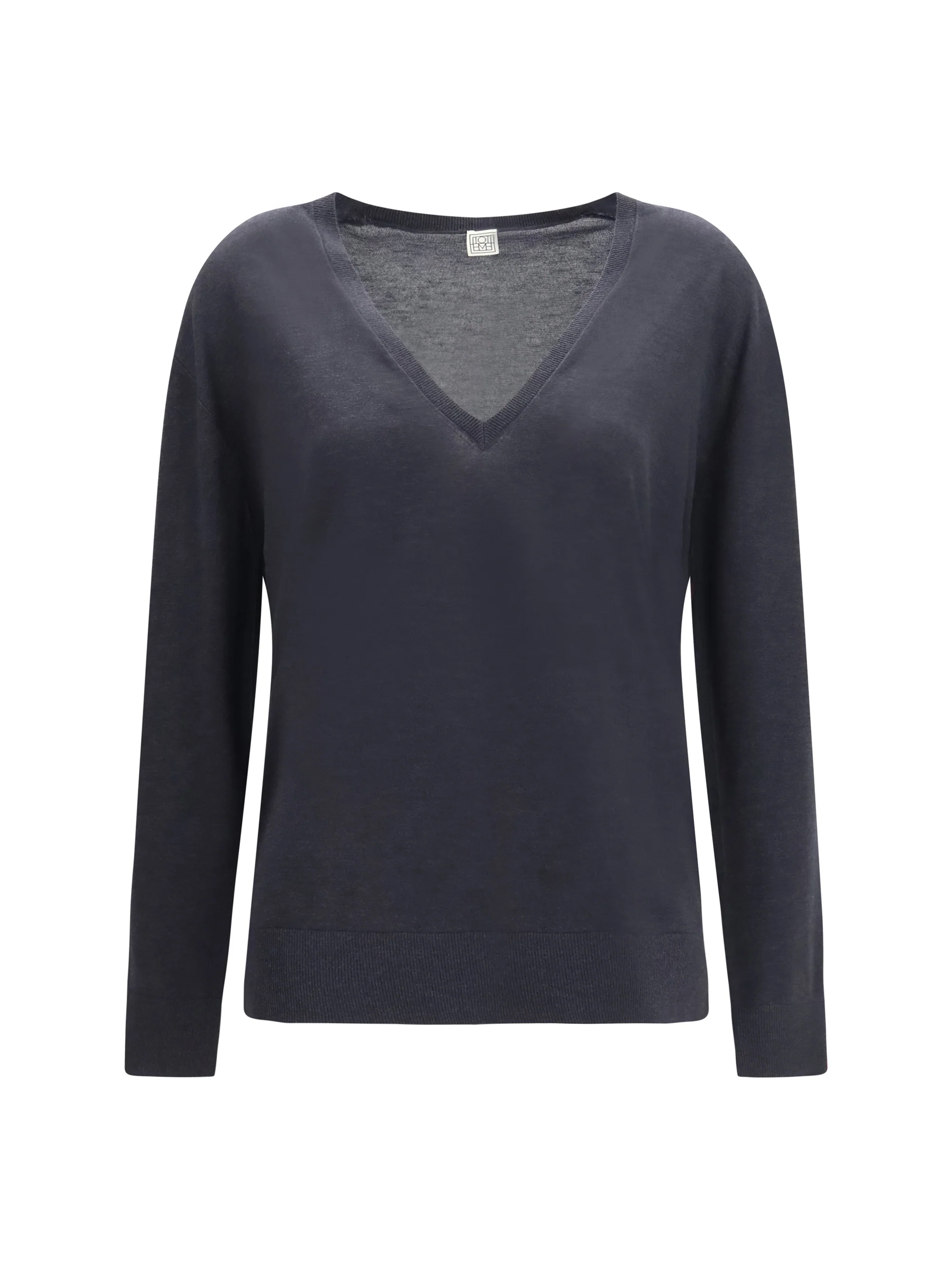 TOTEME L v-neck cashmere-blend sweater