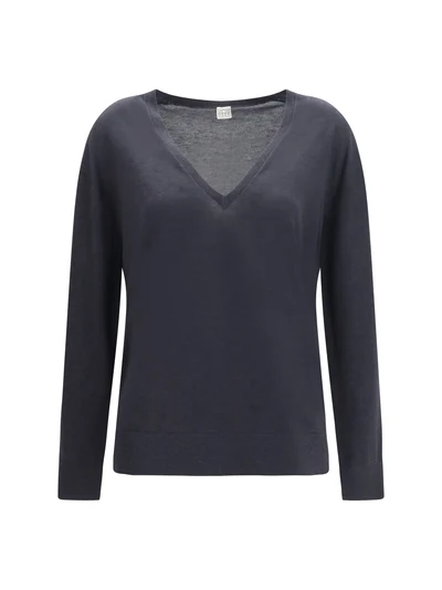 v-neck cashmere-blend sweater