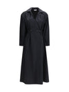 pedaggi midi dress in cotton poplin