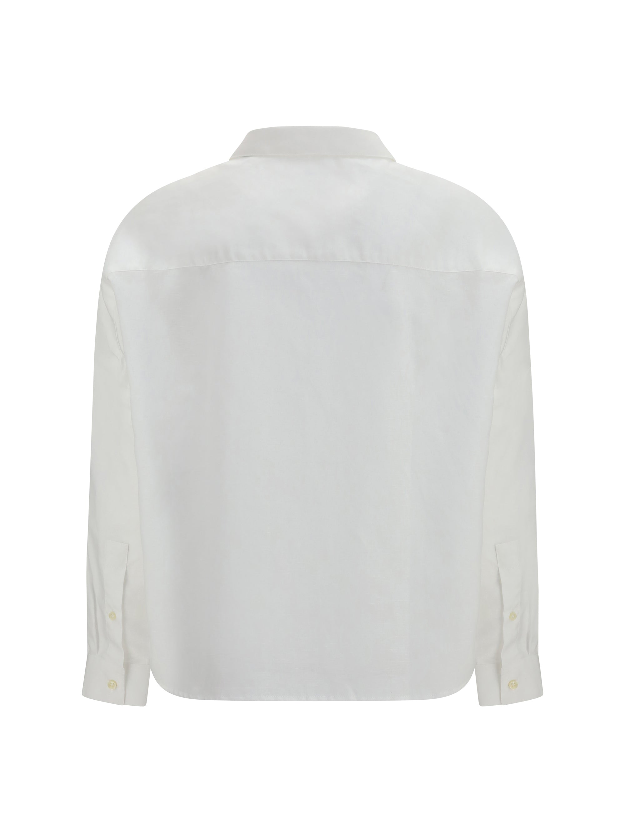 DEPERLU L cotton and linen blend shirt