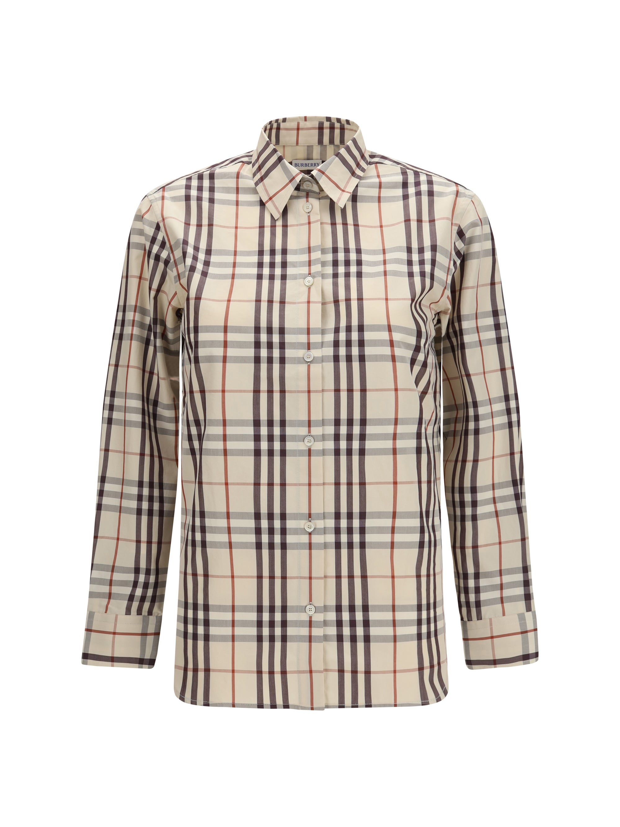 BURBERRY 6 regular fit check cotton shirt