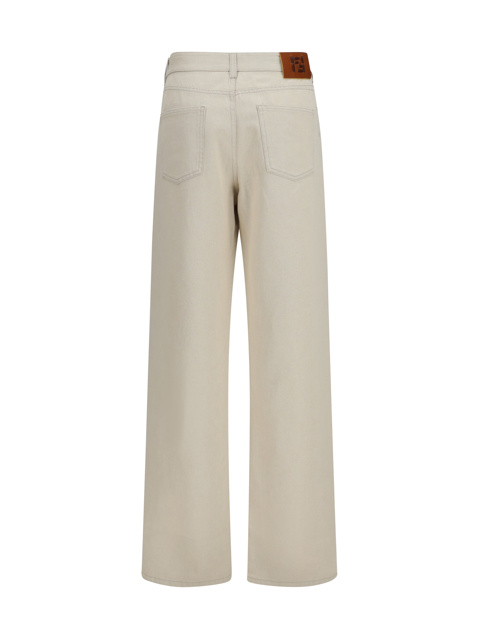 FENDI 38 jeans ff reverse