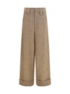 tailored wool-blend pants