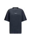 short-sleeve t-shirt with central logo print