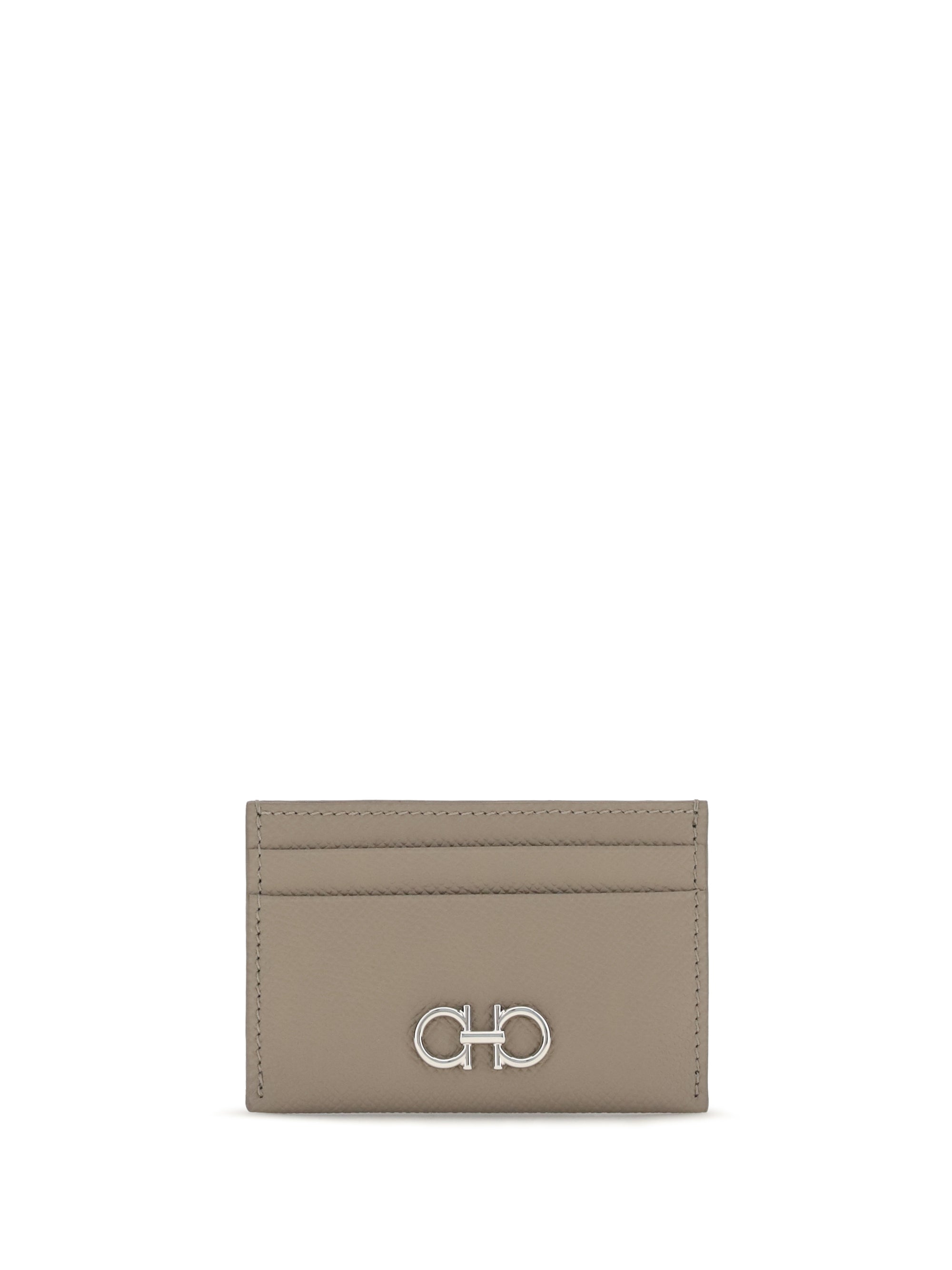 FERRAGAMO OS gancini card holder