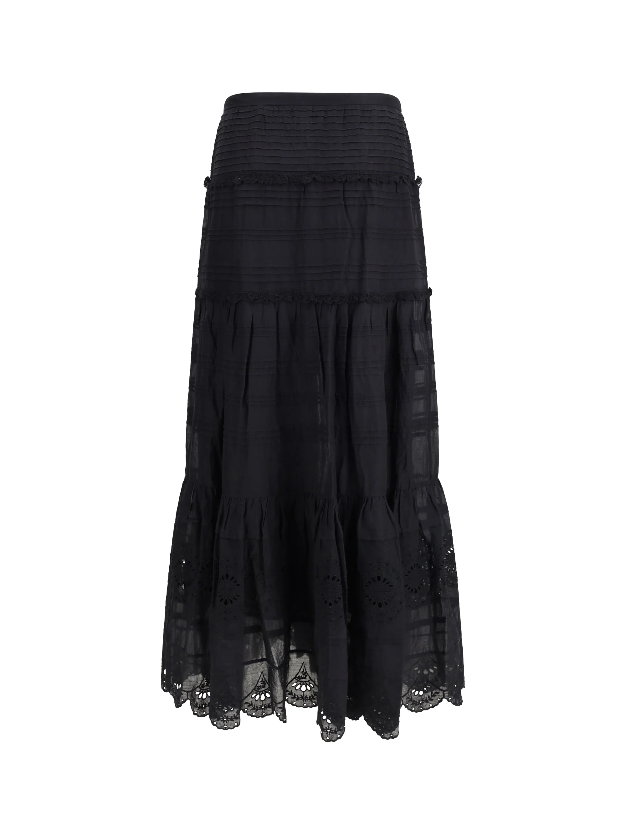 paoline long cotton skirt