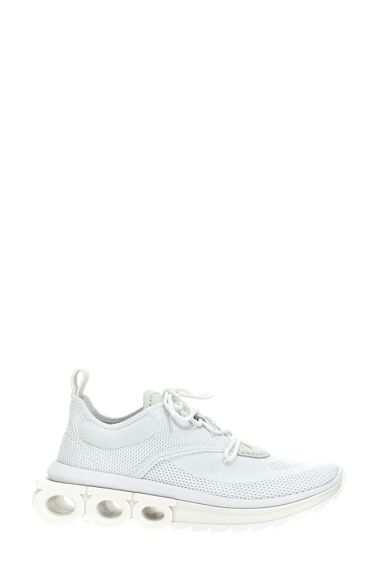 FERRAGAMO 8.5 nima knit fabric upper sneakers