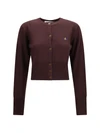 bea cropped wool cardigan