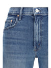 mid rise lasso sneak jeans