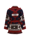 icon jacquard cardigan