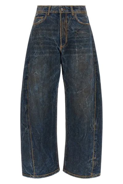 giuseppe di morabito wide jeans redefine the aesthetics of denim through a compl