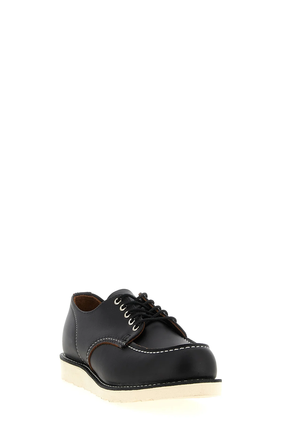 prairie leather shop moc oxford lace-up shoes
